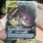 Pokémon Gengar & Mimikyu GX TAG TEAM Ultra Rare Holo 165/181 Sm-Team Up NM
