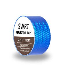 Reflective Tape 2 Inch X 30 Feet DOT-C2 Shining Star Fade Resistant Blue Reflect