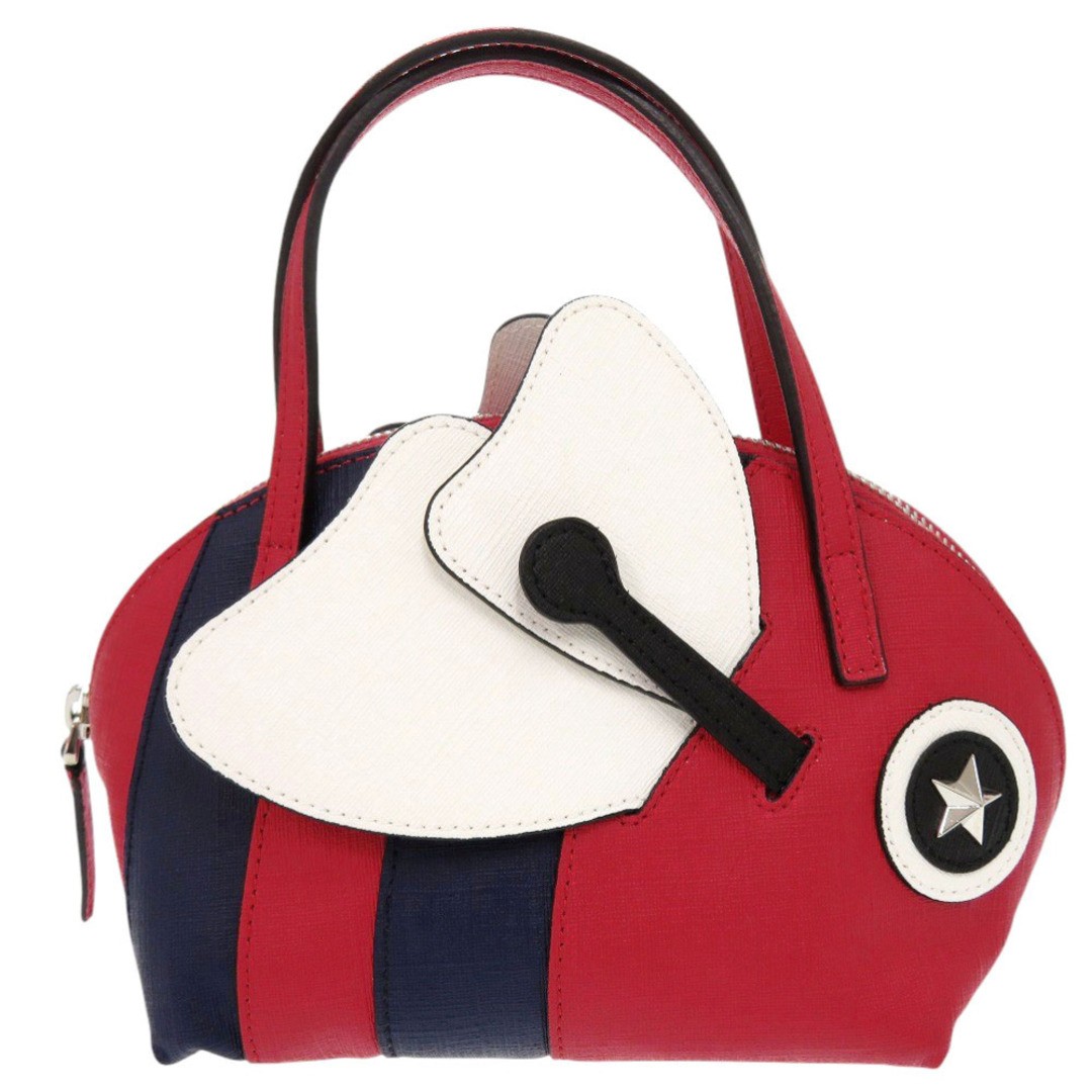 Gucci Children's Leather Handbag Red Silver Used 15.5-21.5cm x 13cm x 13.5cm thumbnail 2