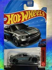 Hot Wheels 2020 Dodge Charger Hellcat Night Speed 1:64 Gray/Blue Diecast