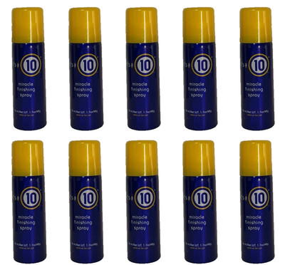10 IT'S A 10 MIRACLE FINISHING HAIRSPRAY 1.7 oz ea TSA APPROVED (033)
