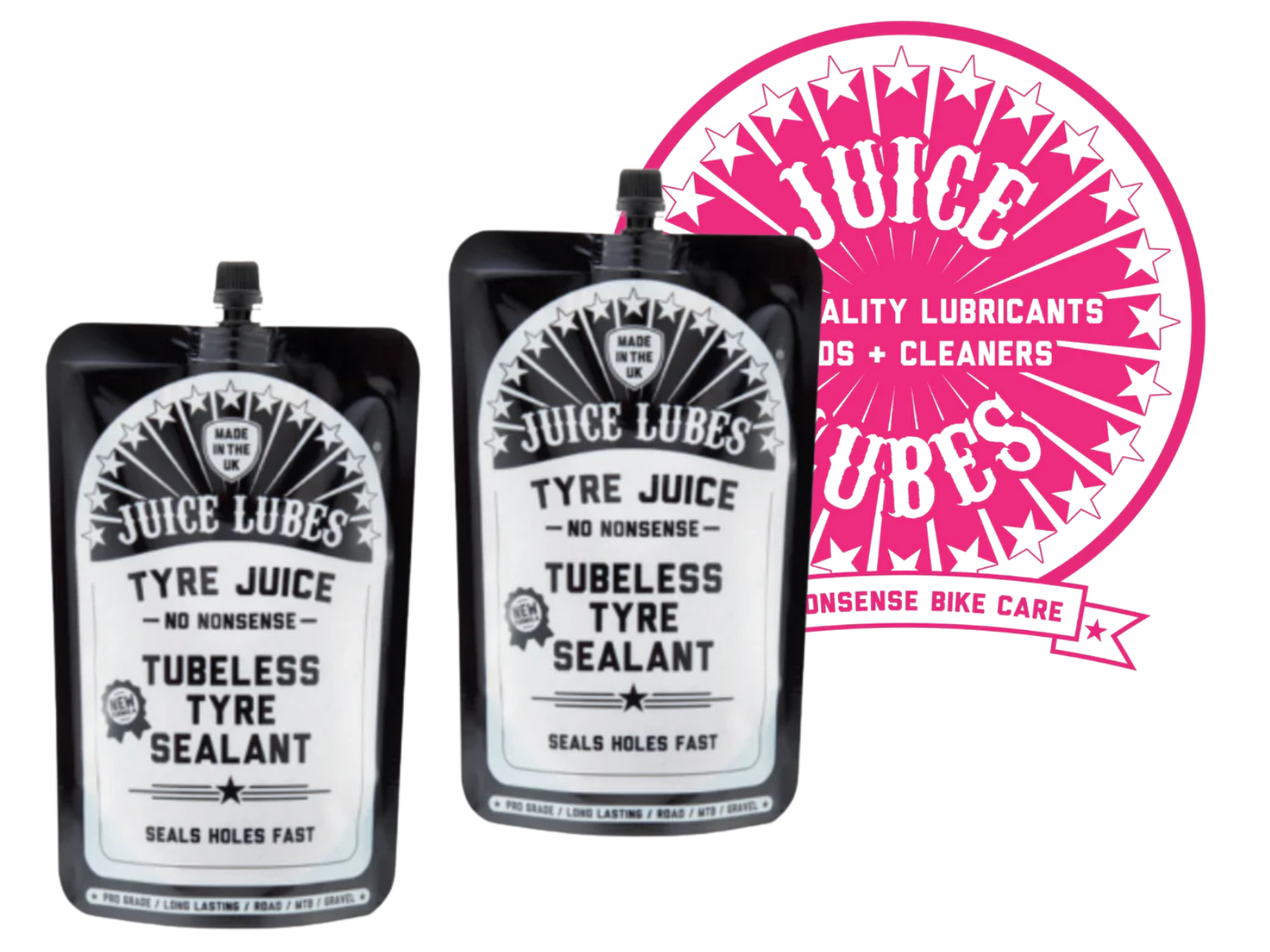 Juce Lubes Tyre Juice Tubeless Tyre Sealant - 140ml - Pack of 2