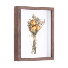 8x6 Inch Shadow Box Display Frame 3cm Deep Photo Shadow Box Walnut Color