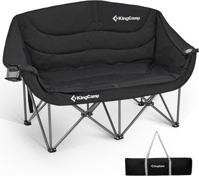 Double Camping Chair, Oversized 880lbs Heavy Duty Loveseat for Adults Portable