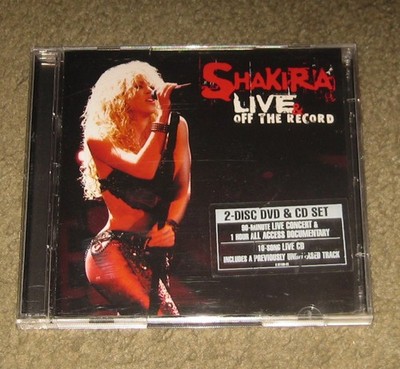 Shakira - Live Off The Record [CD & DVD] (2004, 2 Discs, Epic Records)