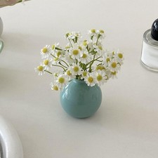 2-6pack Plant Pot Home Table Centerpiece Desktop Small Bookshelf Ceramic Flower