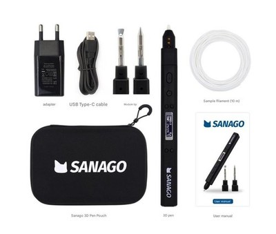SANAGO New Sanago Premium 3D Pen Set 3Type Module Replaceable Korean Artists new