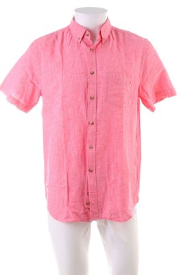 C&A Kurzarm-Hemd mit Button-down-Kragen M rosa