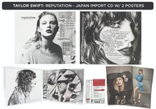 Taylor Swift Reputation Japan Limited Edition CD Album + Poster & OBI Strip 2017