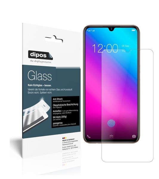 2X Schutzfolie FüR Vivo V11 Matt - Anti-Shock 9H Folie Glass Kunststoffglas-image