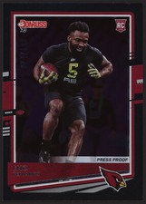 2020 Panini Donruss #251 Eno Benjamin Press Proof Silver /100 Cardinals RC