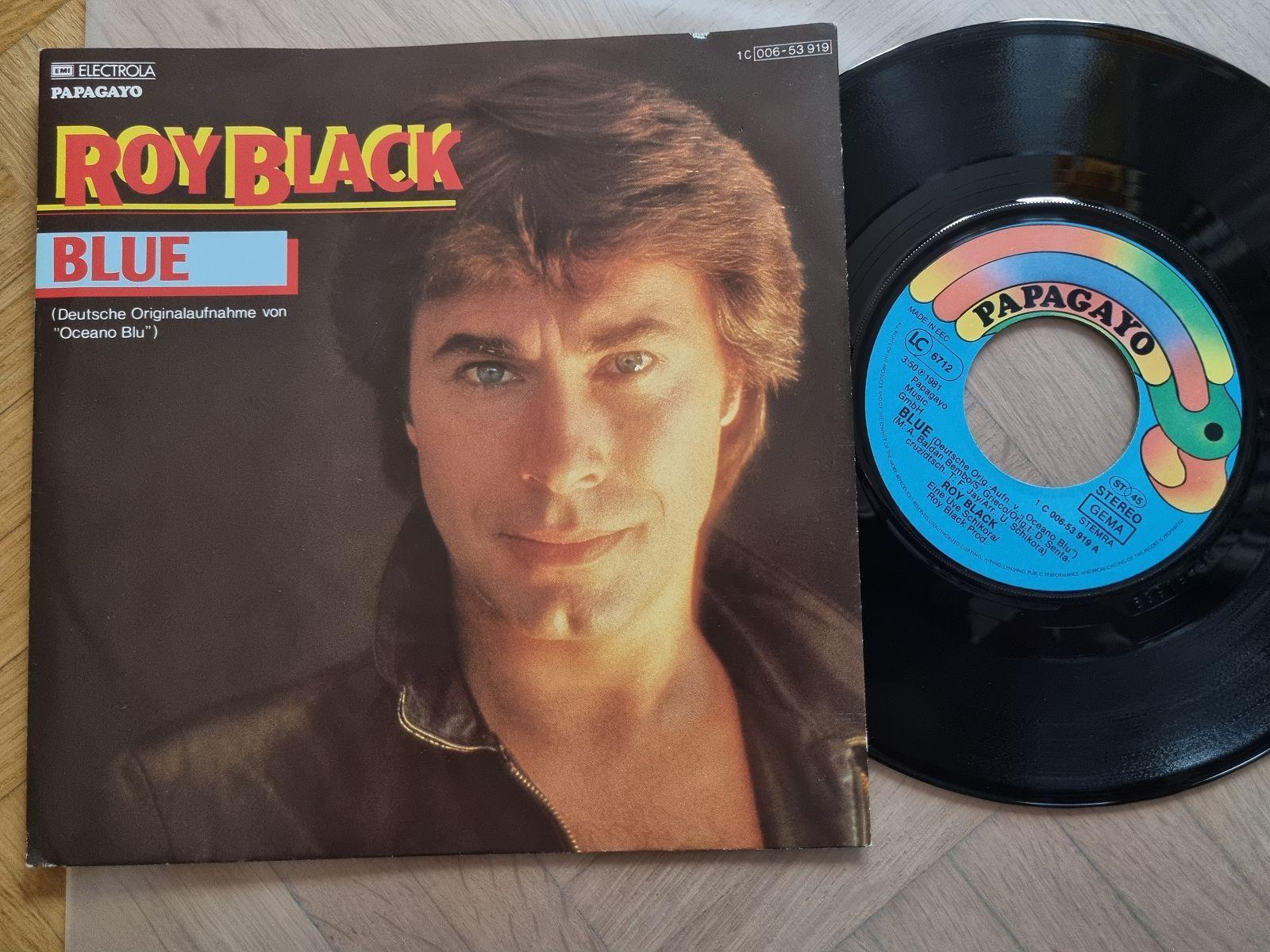 7"" Single Roy Black - Blue Vinyl Germany