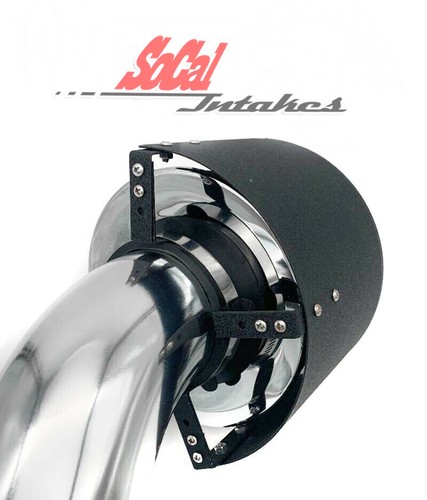 RED 2.75" 70mm Air Intake Cone Filter + Heat Shield for Audi A3 A4 A5 A6 TT - Bild 4 von 5