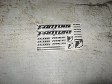 RC Racing Fantom Motors Paper Body stickers (1) New