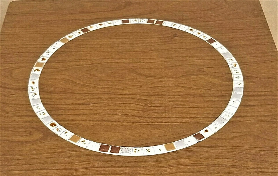 Set of 3 Vintage Mid Century Modern Tile Mosaic Stackable Drink Side Tables - Image 3 of 4