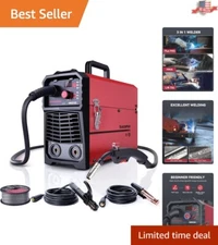 110V Lightweight 130A MIG Welder with Synergy Control & Safety Features