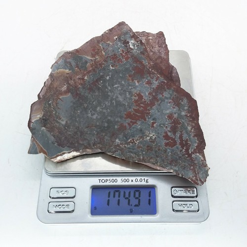 Sonora Dendritischer Rhyolith, Platte, Kabinenroh, lapidar, Edelstein, blau, #R-2576 - Bild 8 von 8
