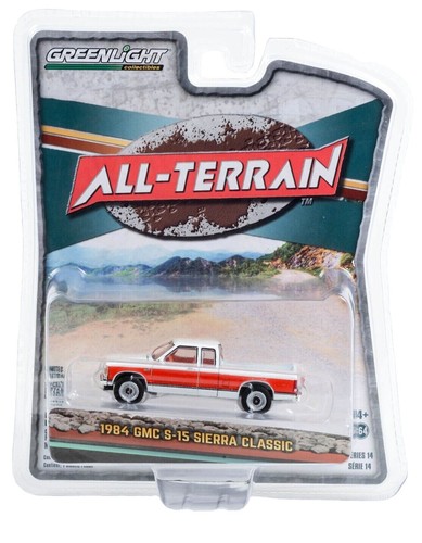 グリーンライト '87 GMC ジミー リフテッド 紺／白 Greenlight All-Terrain Series 11 - 1987 GMC Jimmy