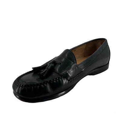 Cole Haan Black City Tassel Pinch Loafers Size 11 | eBay display picture 1
