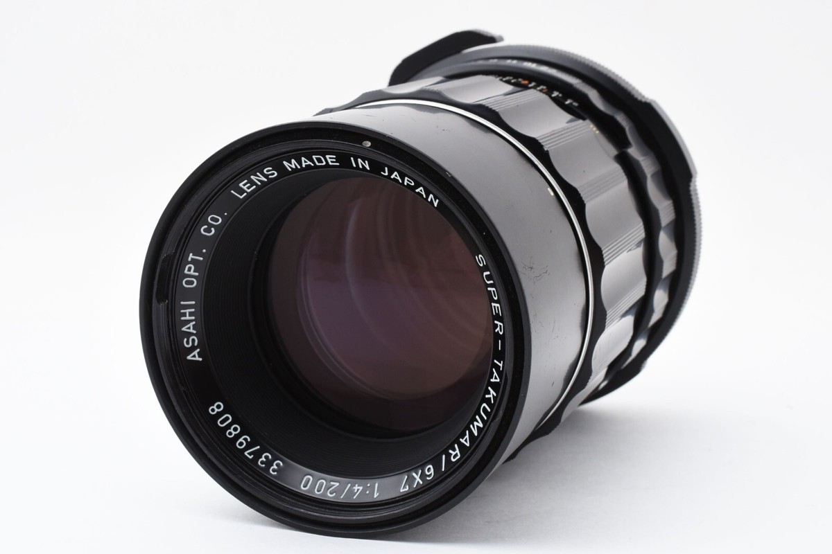 TOP MINT】 Pentax SMC Takumar 6x7 200mm F/4 Telephoto Lens