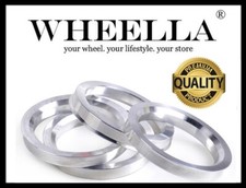 Set 4 anelli di centraggio alluminio 74,1 - 67,1 alluminio OEM qualità premium - WHEELLA
