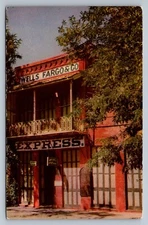 Postcard CA Columbia Wells Fargo Building Exterior Union Oil Chrome  J560