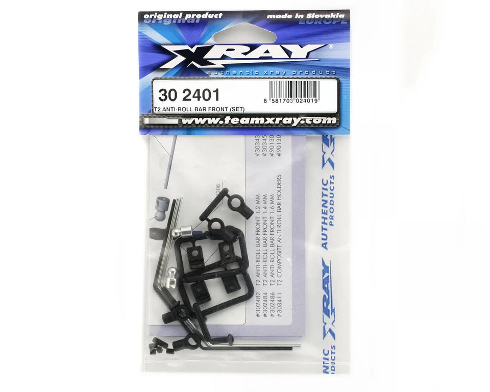 XRAY Anti-Roll Bar Front 1.2 + 1.4 + 1.6mm Set XRA302401  - Bild 2 von 2