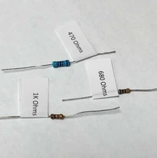 Pull Up Resistors for Marshall Tachometers with ECU/Computer Signal, Set of 5