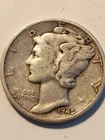 1945 s mercury silver dime