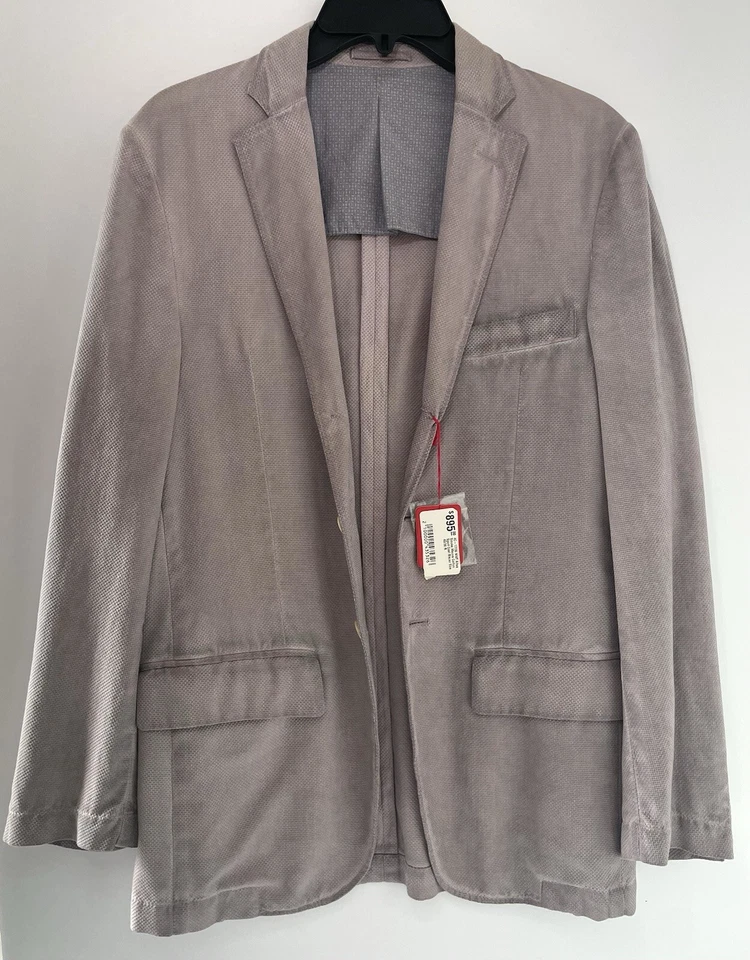 Jaqueta esportiva ALTEA blazer fumaça lavagem malva ITÁLIA TAMANHO: 36R 46 NOVA US$ 895 - Imagem 2 de 4