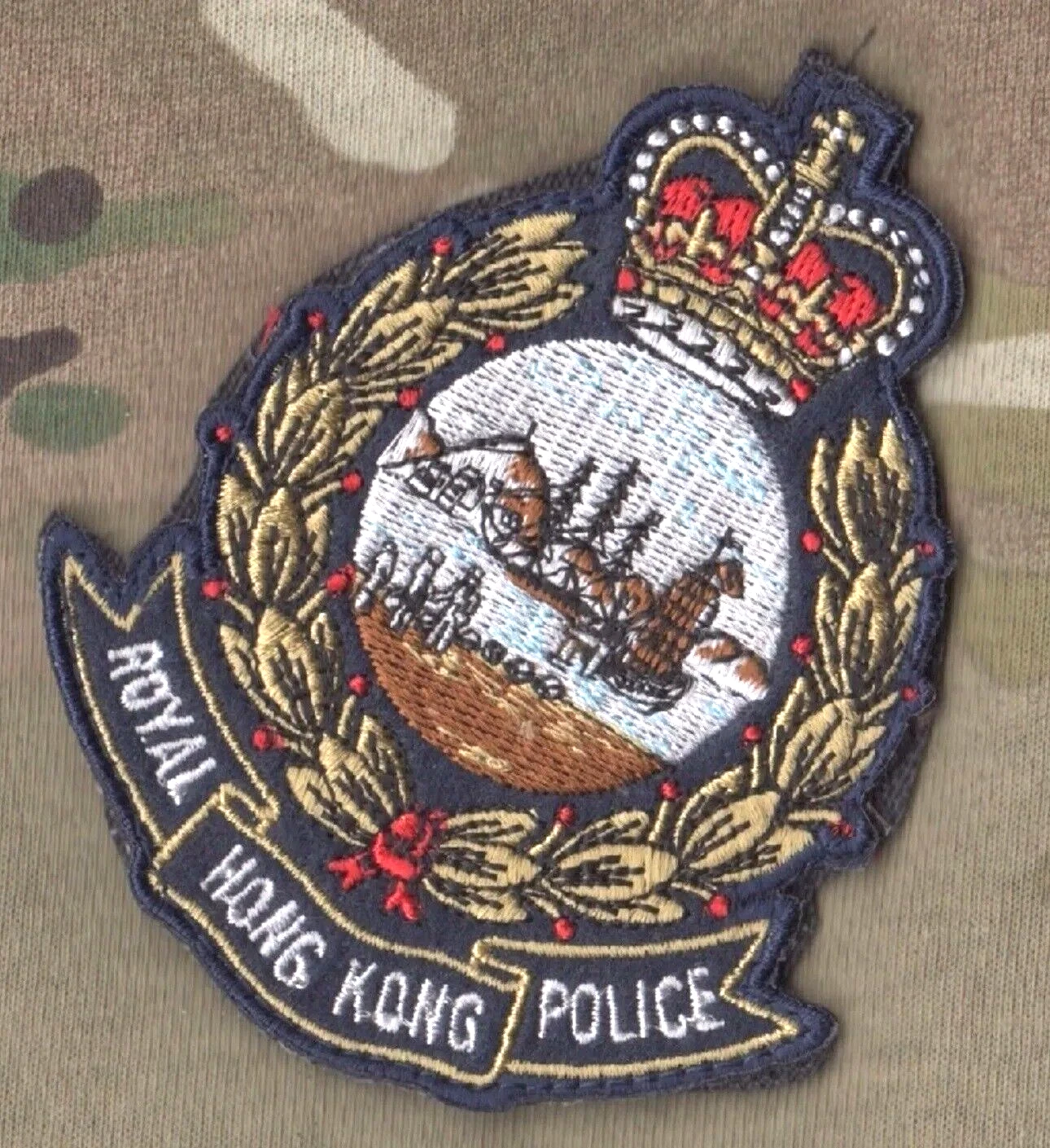 Vintage Insignia of the Royal Hong Kong Police (British rule
