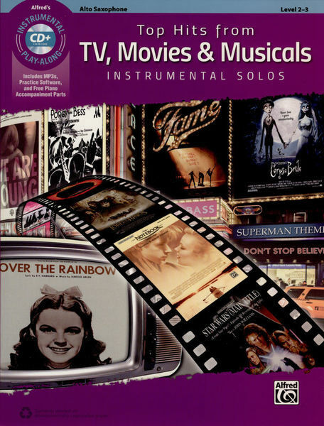 PLAYALONG MOVIES COLLECTION FOR ALT/TENOR SAX Vol.2 (9 Books)