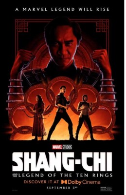 Simu Liu SHANG-CHI LEGEND OF THE TEN RINGS Awkwafina movie poster 11x17 Dolby