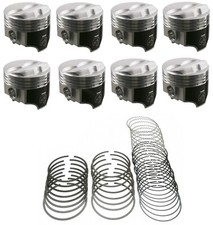Speed Pro Forged Coated Dome Pistons Set8plasma-moly Rings Chevy Sb 302 .060 Speed Pro Forged Coated Dome Pistons Set8plasma-moly Rings Chevy Sb 302 .060