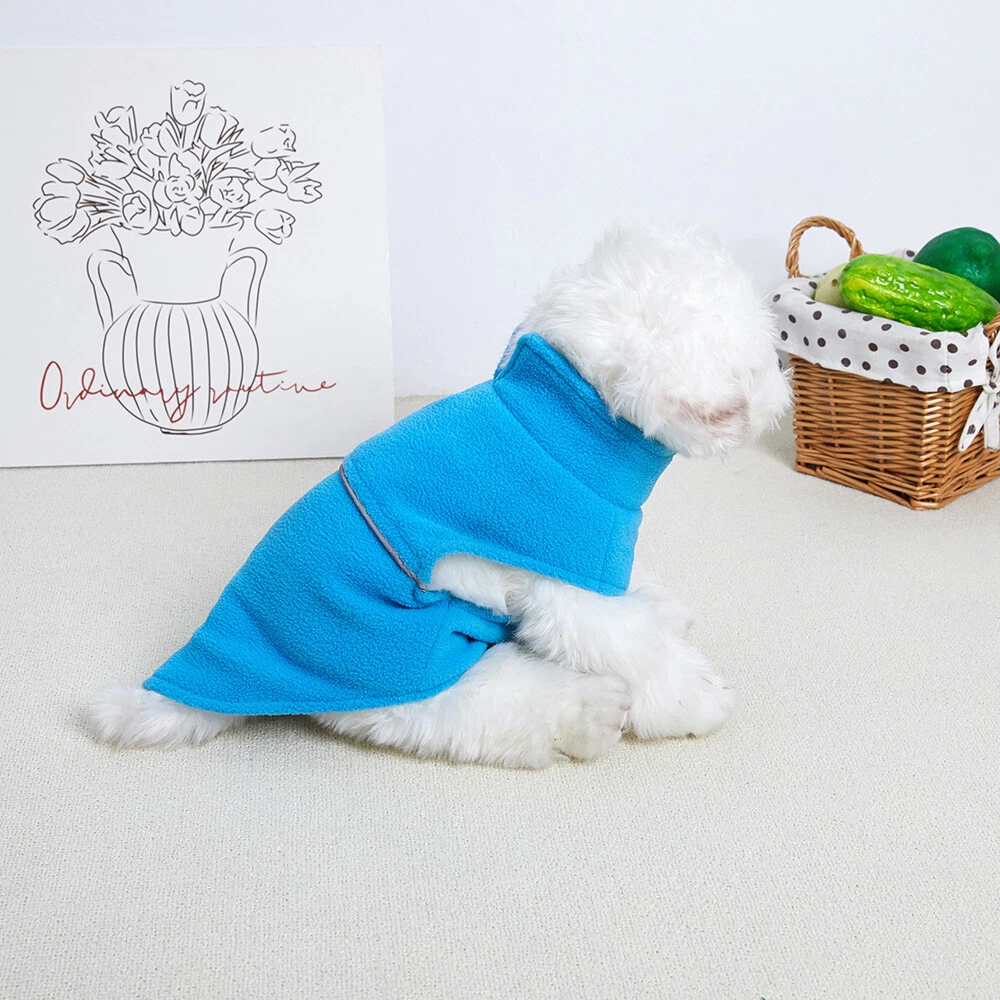 VETEMENTS Abbigliamento per cani maglione caldo in pile giacca per cani cappotto cucciolo felpa con cappuccio us 