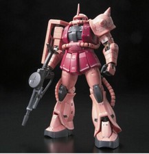 Bandai Gundam RG 1/144- MS-06S Zaku ll Char Aznable's Mobile Suit Model Kit 