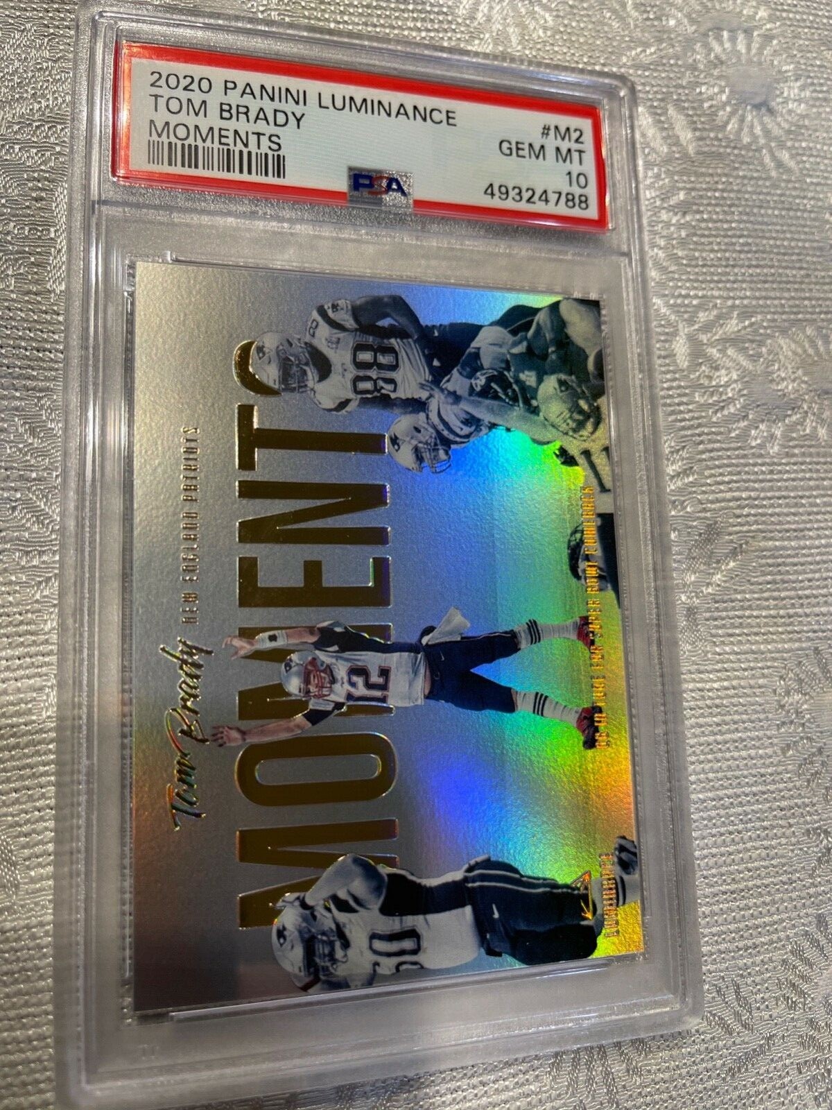 🔥 2020 Panini Luminance Tom Brady Moments SSP, PSA 10 POP 1!  🔥🐐 Investment!!