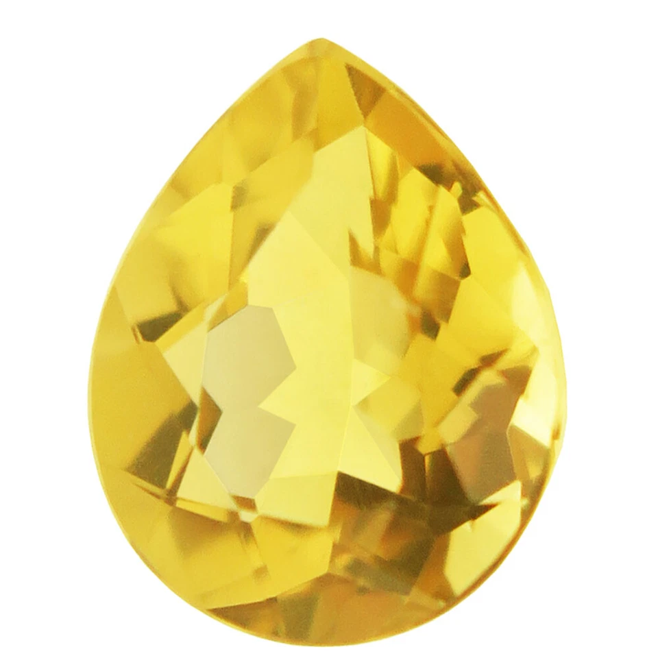 Flawless Look 2.34ct Pear Cut Golden Yellow Color Natural Beryl Mined at Brazil - Image 2 of 4