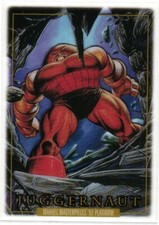 2024 MARVEL MASTERPIECES 92 PLATINUM CLEAR CUT PARALLEL #45 JUGGERNAUT
