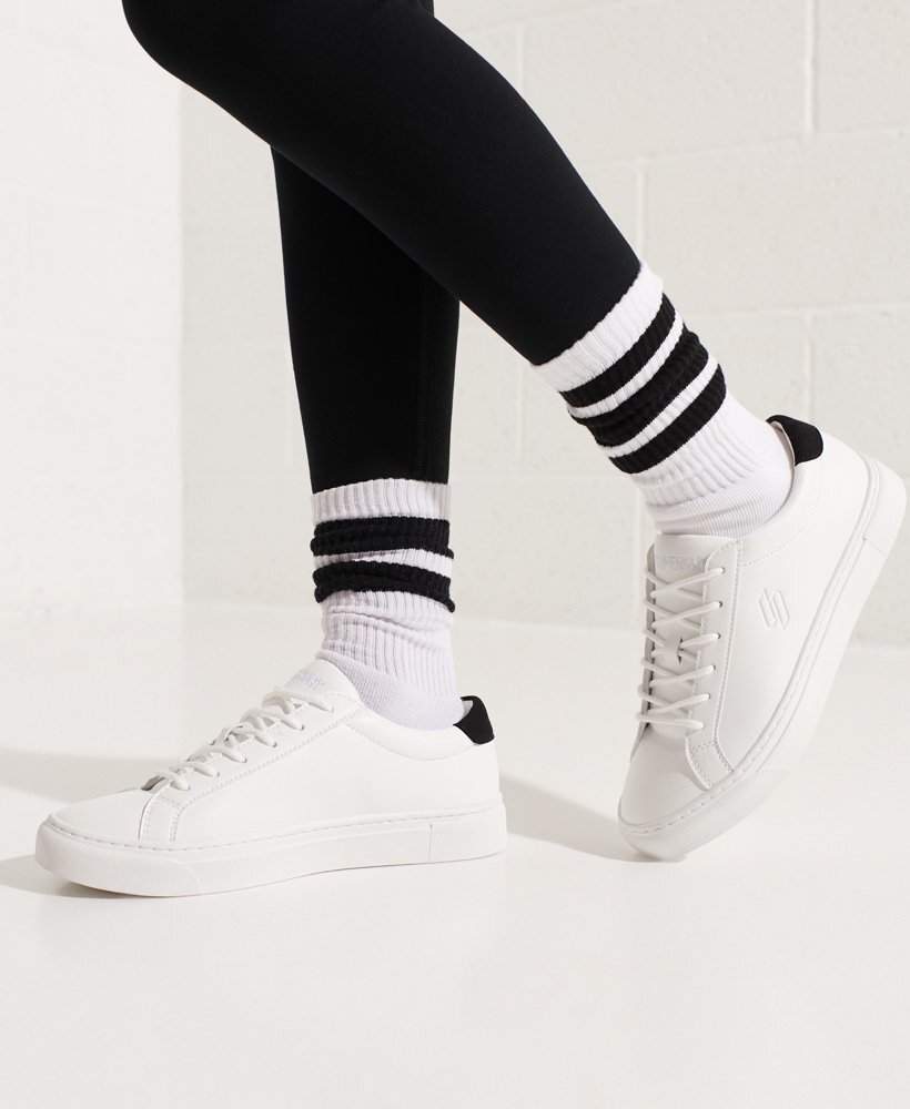 womens white superdry trainers