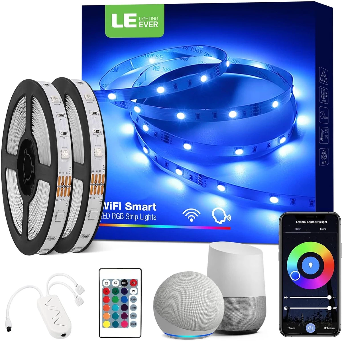 Wifi led sale strip alexa