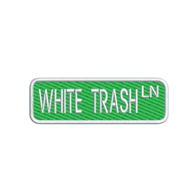 My Own Ln Lane Embroidered Iron On Patch 4.1'' x 2.1'' Funny Humorous Street Sign