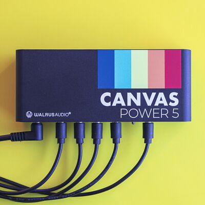 ギター WalrusAudio CANVAS POWER5 PowerAdapter Walrus Audio Canvas Power 5 Pedal Power Supply | Sweetwater