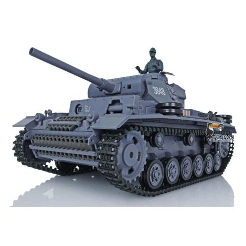 On Sale Henglong RC Tank 2.4G 1/16 Scale 7.0 Plastic Panzer III L RTR 3848 Model - Picture 2 of 11