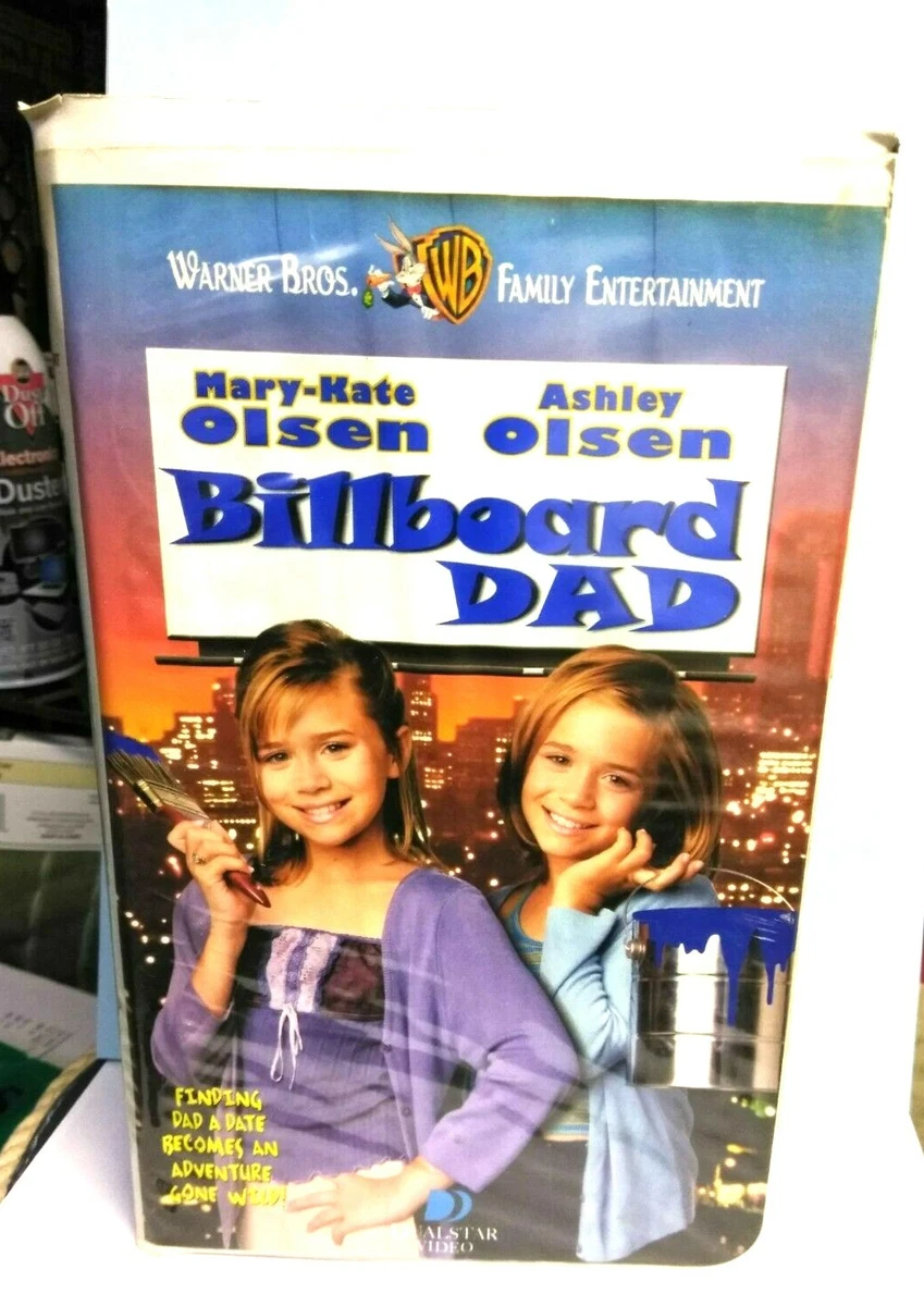 VINTAGE WARNER BROS ENT Mary-Kate And Ashley Olsen -Billboard Dad (VHS,  1998) 85393652135 | eBay