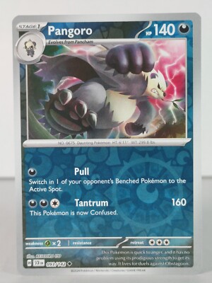 Pangoro - Stellar Crown - 093/142 - singles - Pokemon TCG - holo/non - U