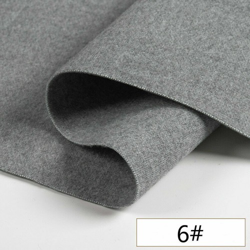 Wool Blend Fabric Reversible Faux Cashmere Cloth Tweed Solid Double Side - Picture 11 of 37
