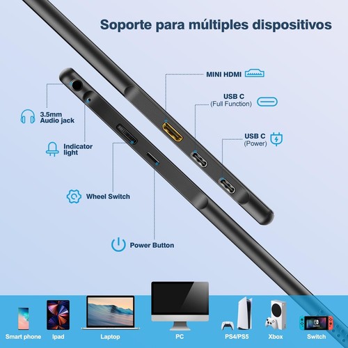 15,6 Zoll Monitor Uberfect Portable Tragbarer Monitor HDMI USB C Mobiler Monitor - Bild 3 von 7