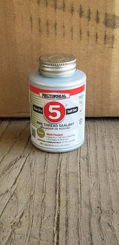 Rectorseal #5 Pipe Thread Sealant - 1/2 pt., 8 oz.