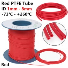 Tubo de PTFE rojo, tubo ØID 1mm - 18mm para impresora 3D tamaño variable 600V
